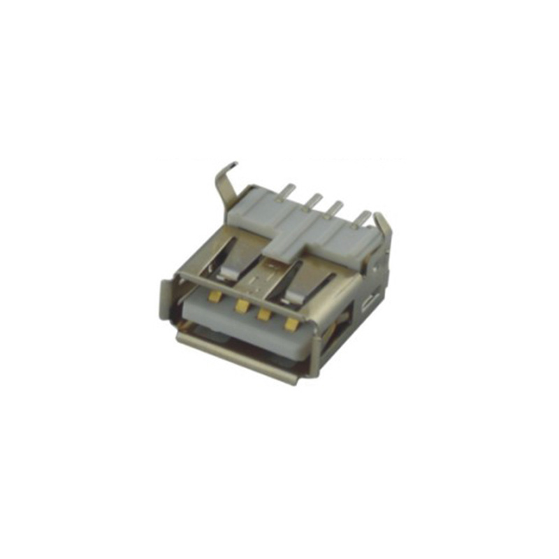USB-90度貼片彎腳母座