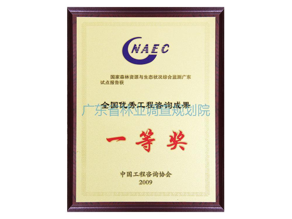 全国优秀工程咨询成果一等奖