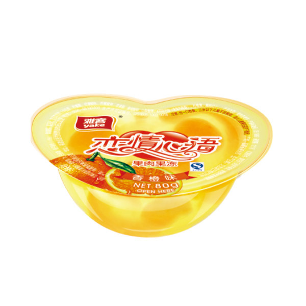 80g戀情心語果肉果凍香橙