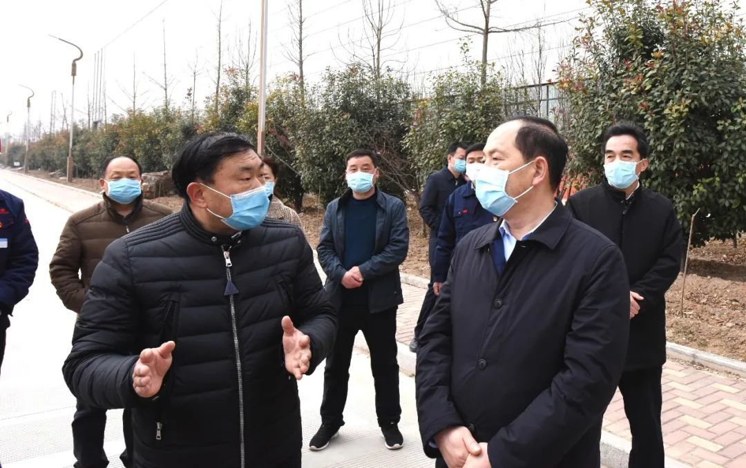 三门峡市长安伟一行莅临骏通指导防疫防控及复工复产工作