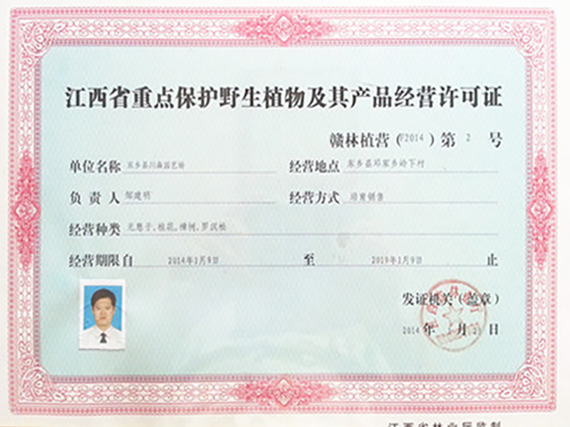 許可證書