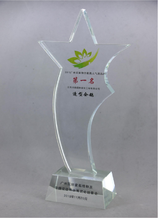 2015年广州国际盆栽花卉展“微信人气最高展品”第1名殊荣