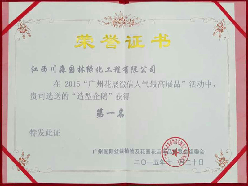 榮譽證書