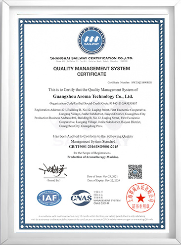 ISO9001 Quality Management System Certification 2021
