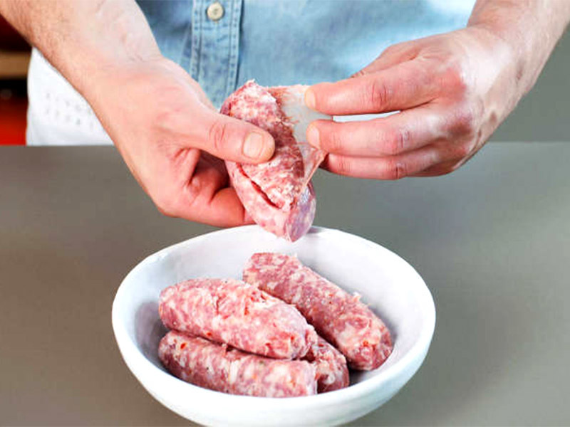 Can the skin outside the sausage be eaten? Natural casing is edible
