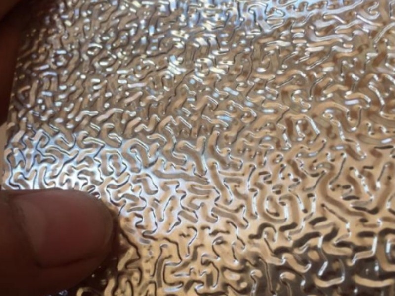 1235 O Embossed aluminum foil