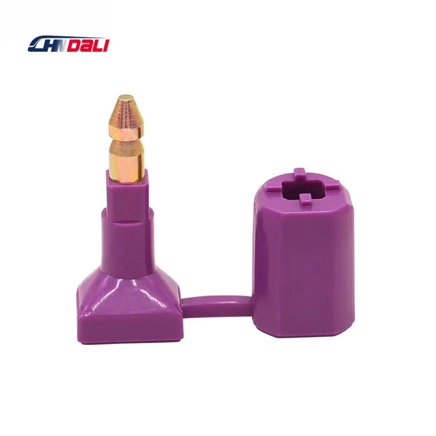 Barcode container bolt security seal for trailer door DL6009