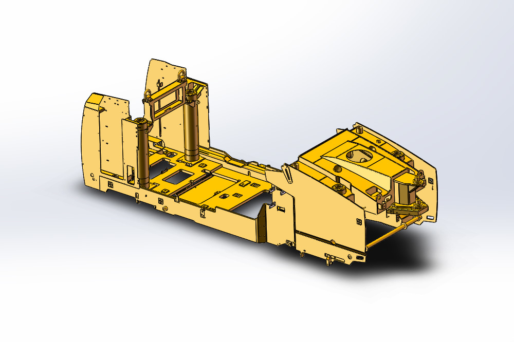 Milling machine H200 frame