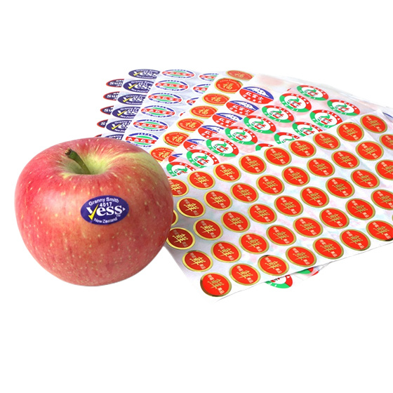 Printed label paper