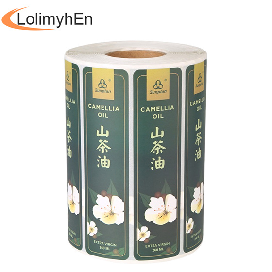Printed label paper