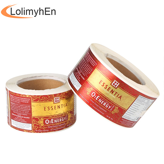 Printed label paper