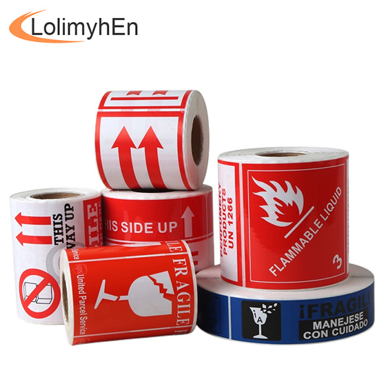 Printed label paper