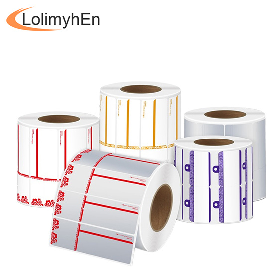 Printed label paper
