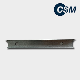 Material channel support plate