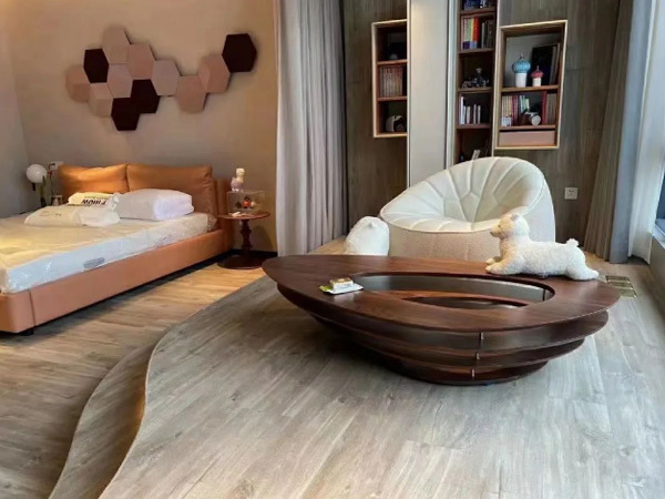 LVT adhesive flooring material characteristics