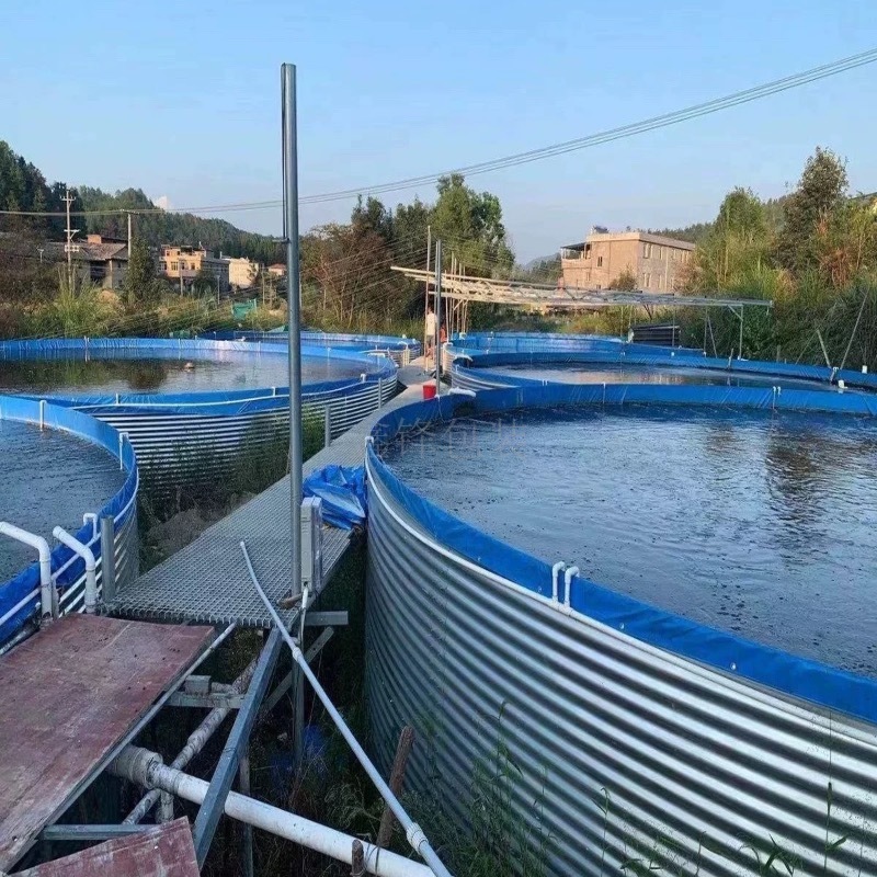鍍鋅板大型養(yǎng)殖水池