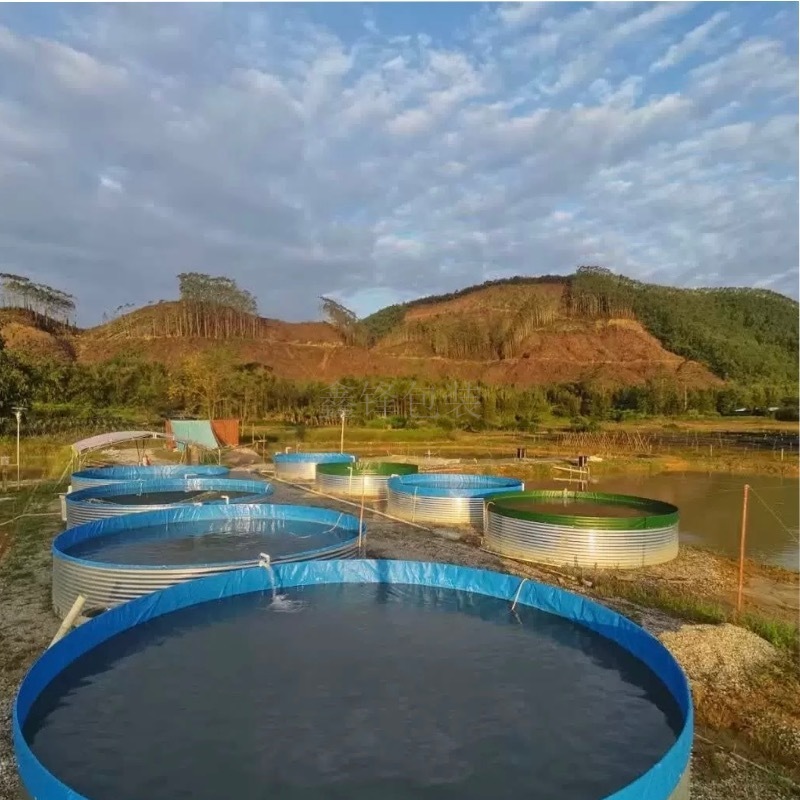 鍍鋅板大型養(yǎng)殖水池