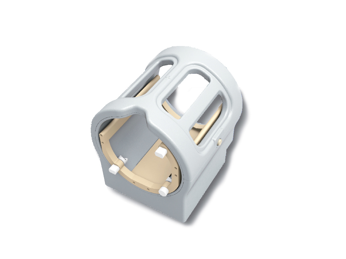 Gamma knife positioning type head coil