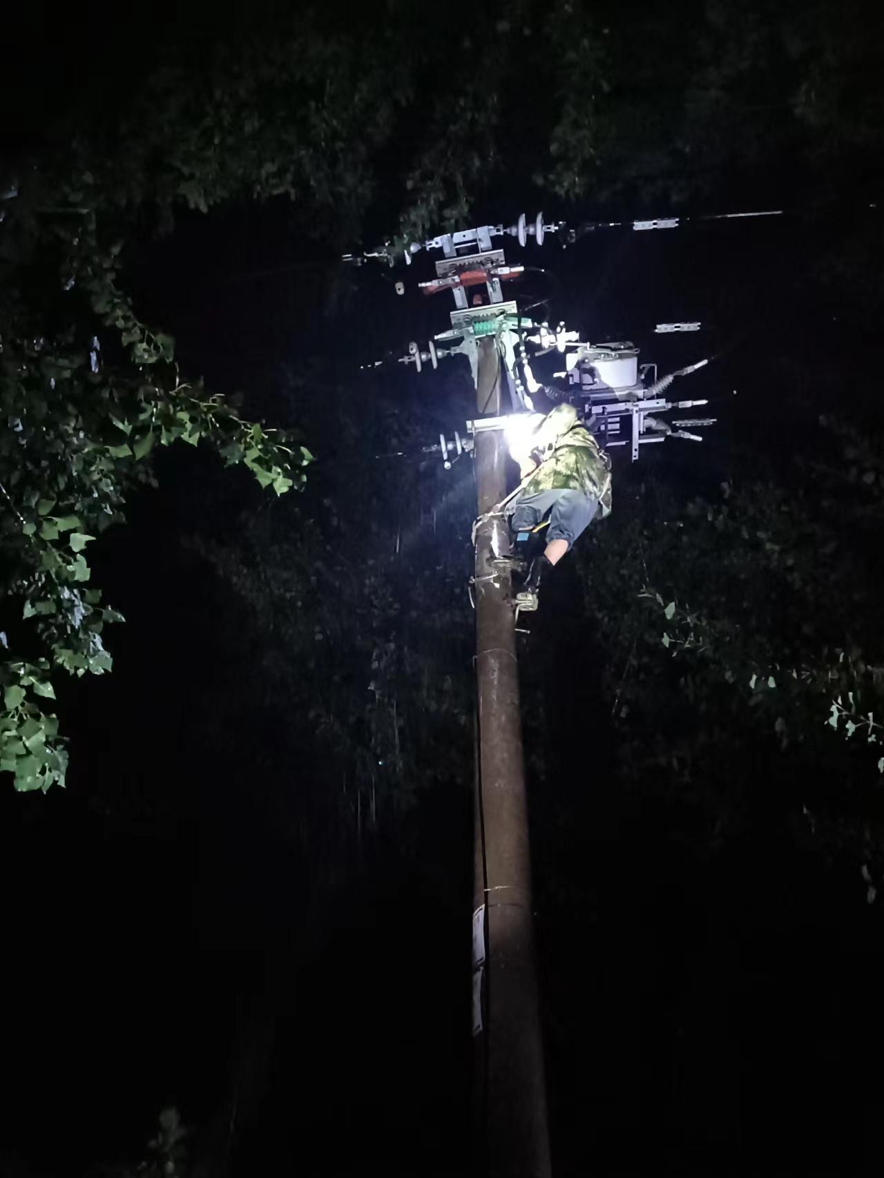 Unflinching in the face of wind and rain, we are committed to ensuring power supply.