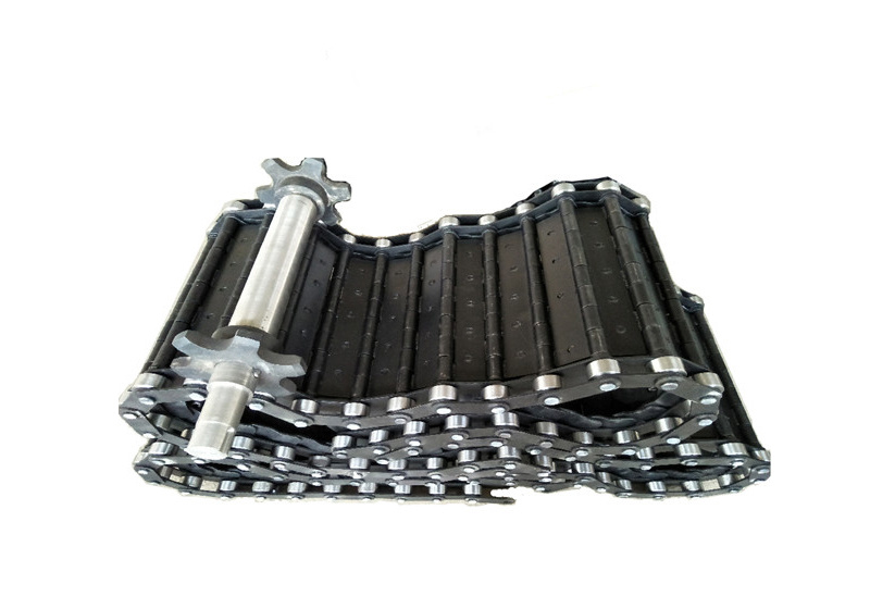 Special chain for chip conveyor