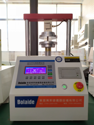 Edge pressure ring pressure strength tester