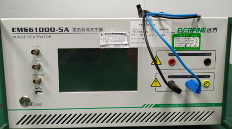 Lightning surge tester