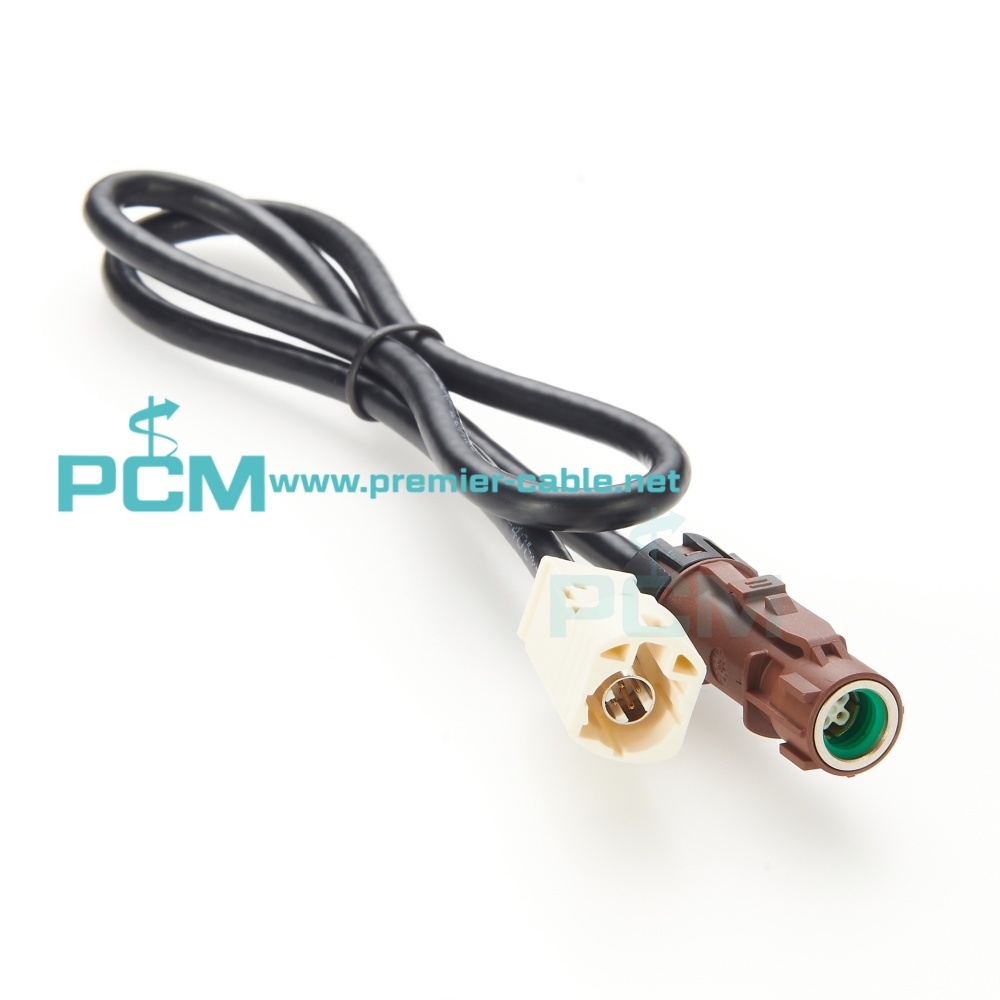Waterproof Fakra HSD to HSD Cable Assemblies Reverse Camera