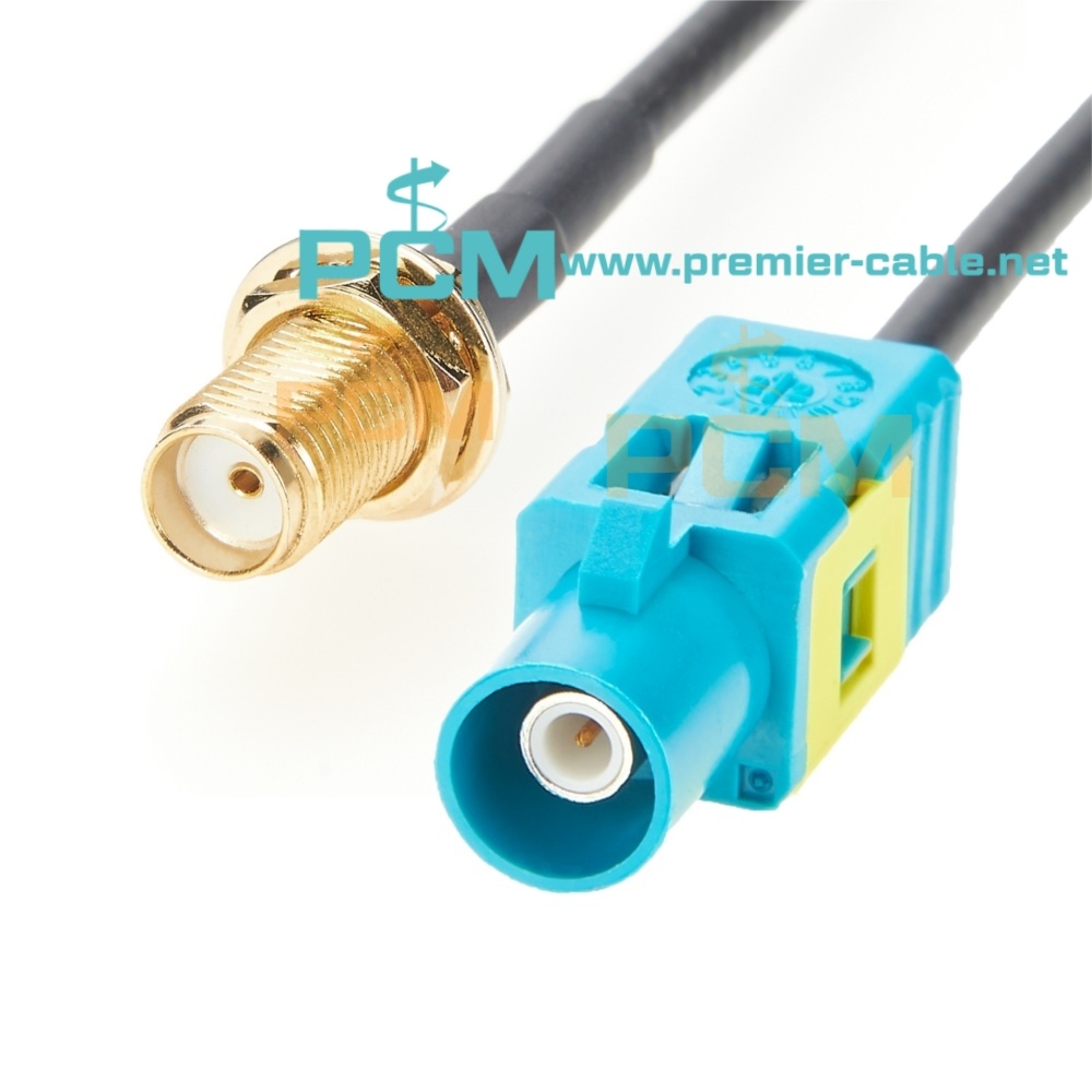 Fakra to SMA Coaxial Car Vehicle GPS Antenna Cable