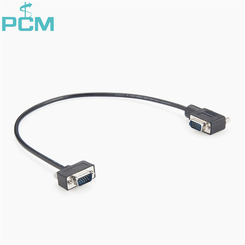 Left Right Angled VGA cable