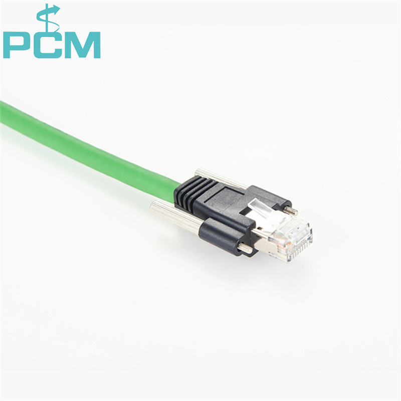 Screw-fastened GigE Cables