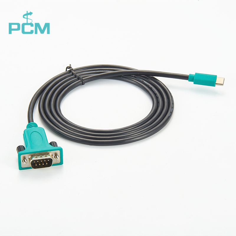 USB C to DB9 RS232 Null Modem Cable
