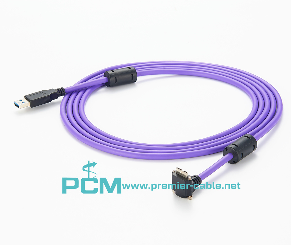Industrial camera cable interface
