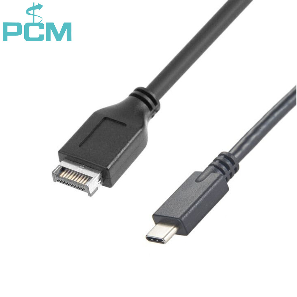 USB 3.1 Front Panel Header Type-E Male to Type-C Male Cable