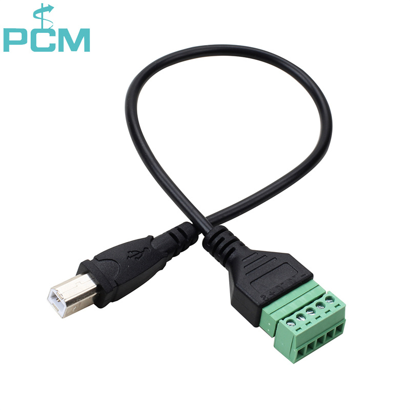  USB Type-B Terminal block Cable