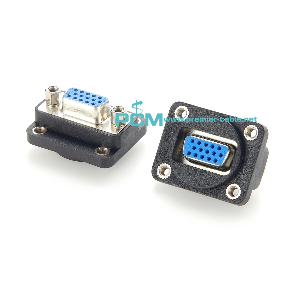 D-Sub Adapter VGA Female to Female Gender Changer 15 Pin
