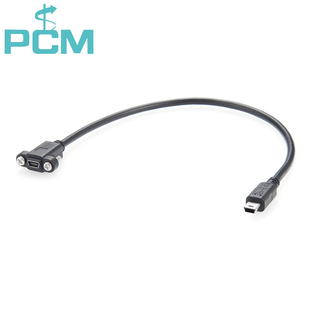 Mini USB Panel Mount Extension Cable