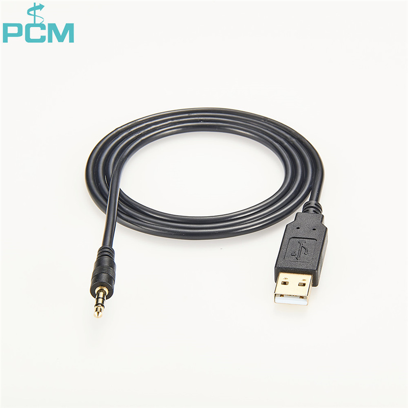 USB to UART cable Supports  5V UART signals  3.5mm Audio Jack