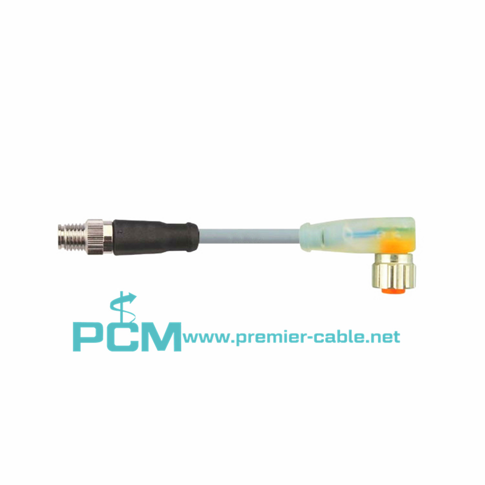 M8 to M12 Circular Connector Cable Assembly