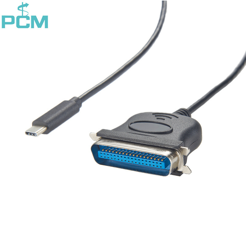 USB-C to Parallel Printer 36 Pin Centronics Converter