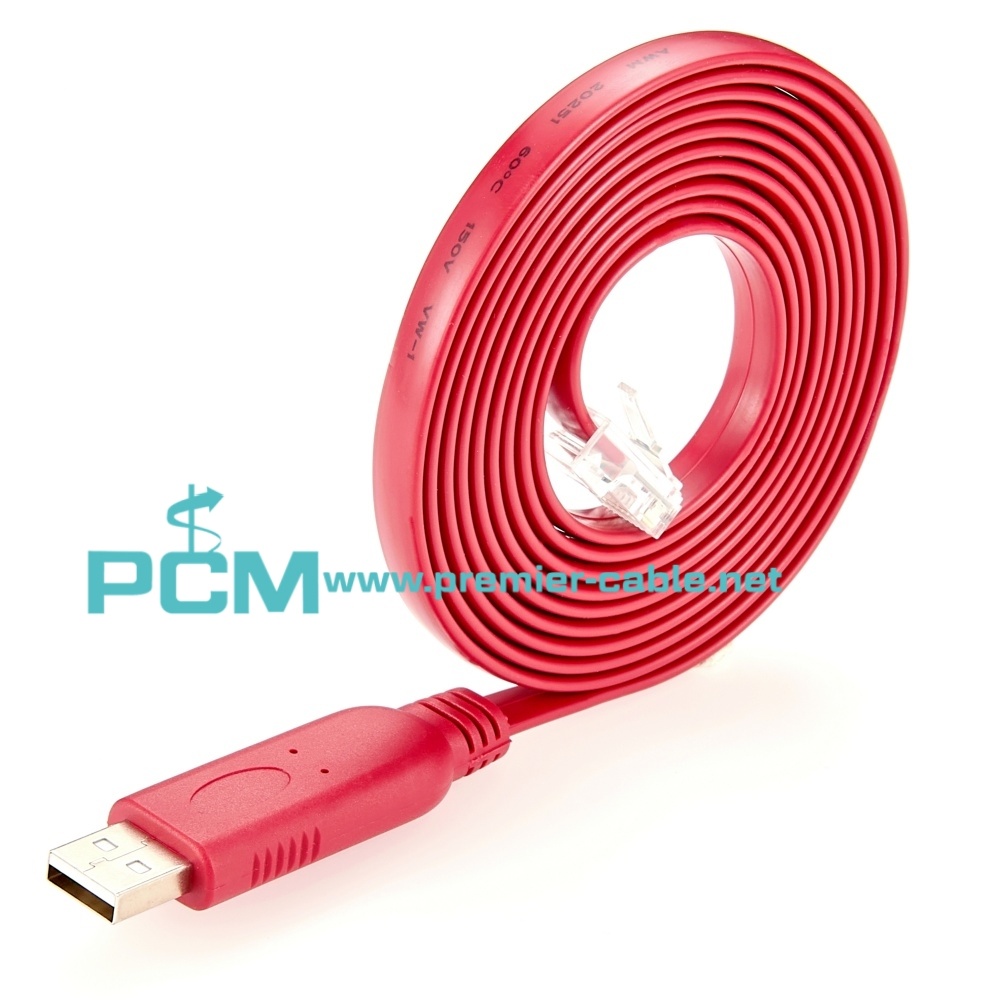 RS232 USB to RJ45 Console Cable with FTDI Chip