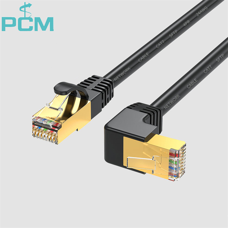 Right-Angle Cat6 UTP Patch Cable RJ45
