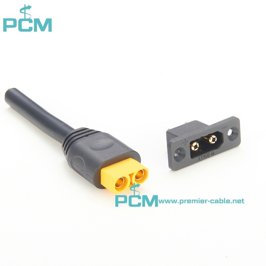 XT90 Panel Mount Connector Cable 