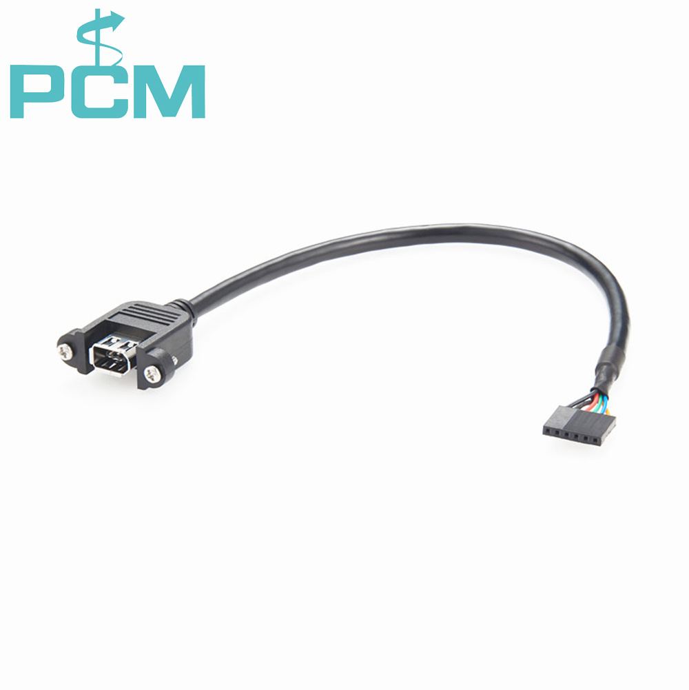 Firewire IEEE 1394 6-Pin Panel Mount Cable