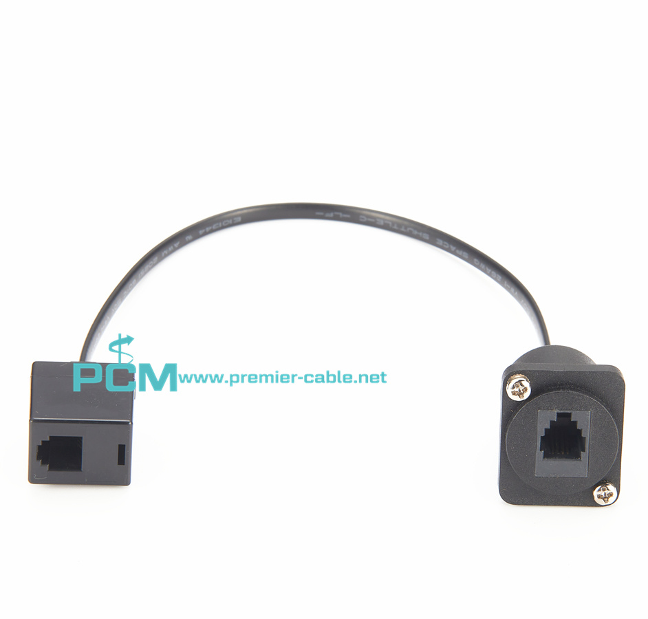 CAT3 RJ11 RJ10 RJ9 Female to Female Coupler Panel Mount