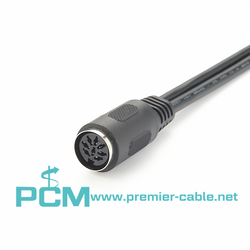 Din Cable 8 Pin Male to Female Extension Cable