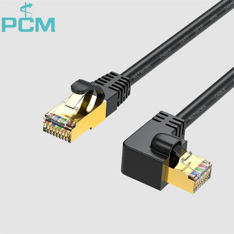 Right-Angle RJ45 Patch Cable 