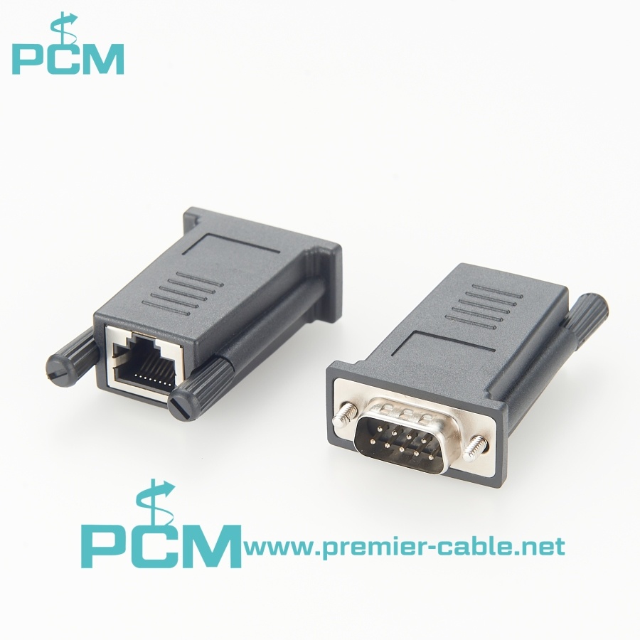 RJ45 to DB9 Male Adaptor ADP-RJ458P-DB9M