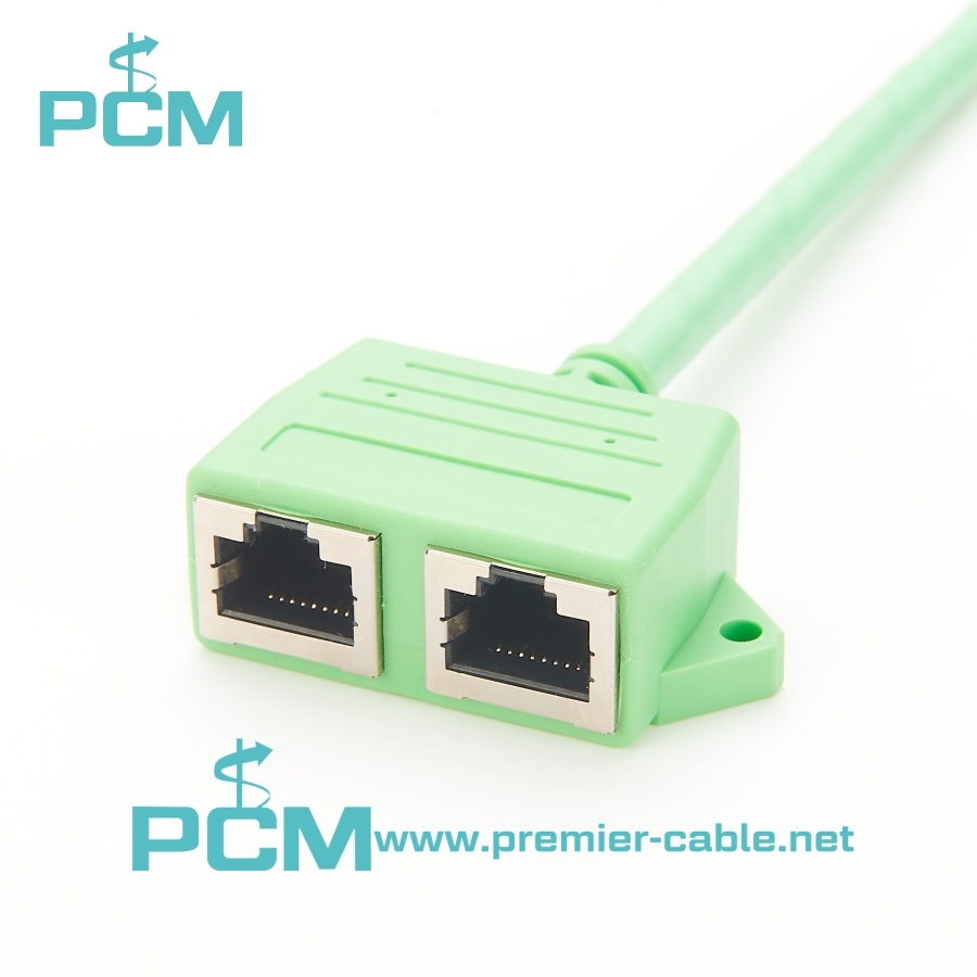 Premier Cable RJ45 Ethernet Splitter Adapter Cable