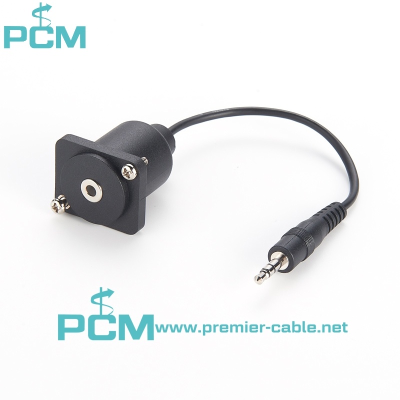 3.5MM Feed-Thru D Type Panel Mount Connector