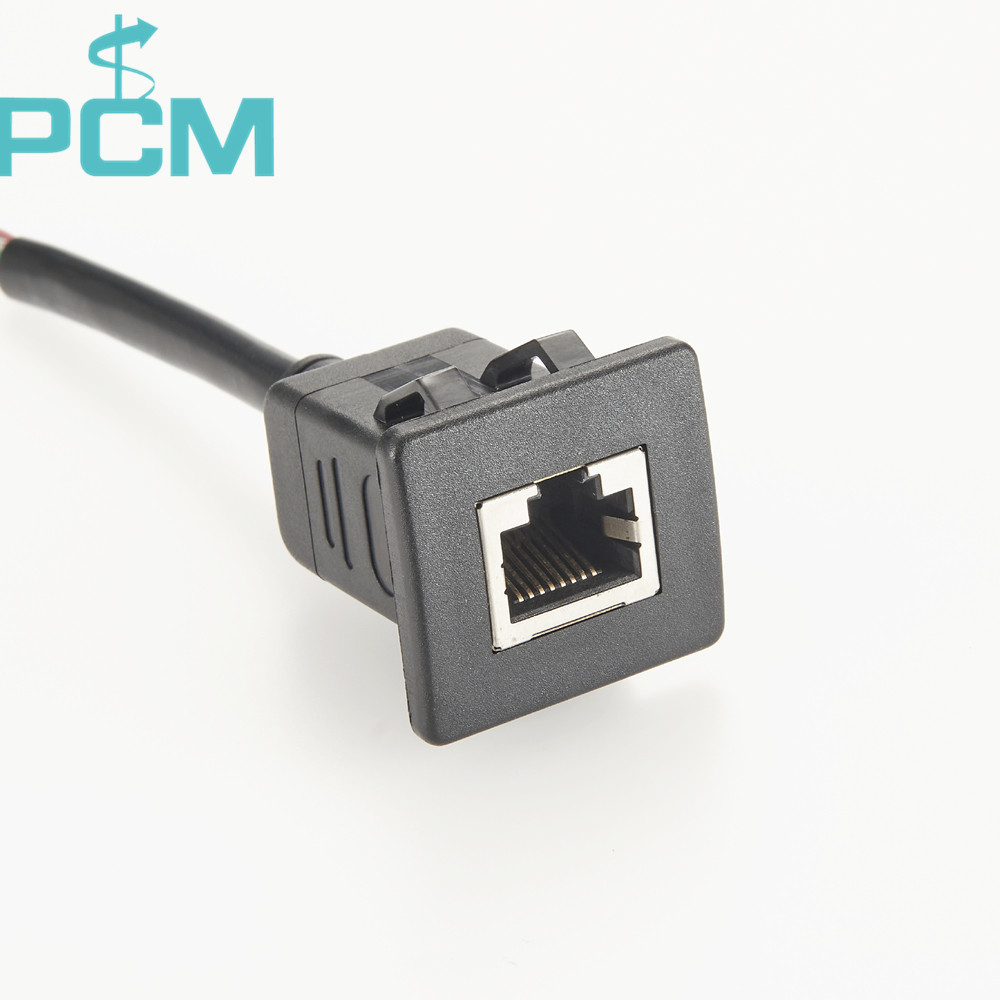 Low price Dual RJ45 Panel Mount Cable from China manufacturer